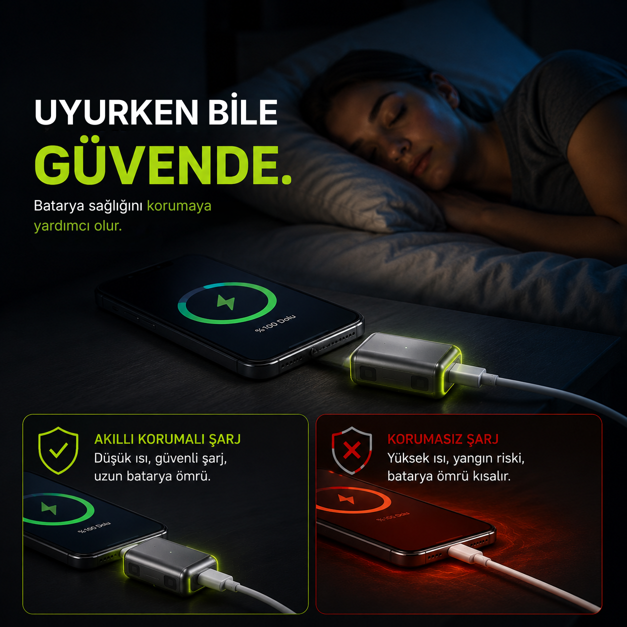 Nuven Akıllı Şarj Adaptörü